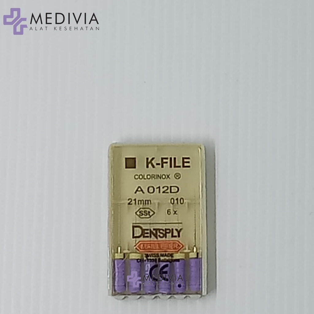 k file dentsply 06, 08, 10, 15-40, 45-80 21mm dan 25mm