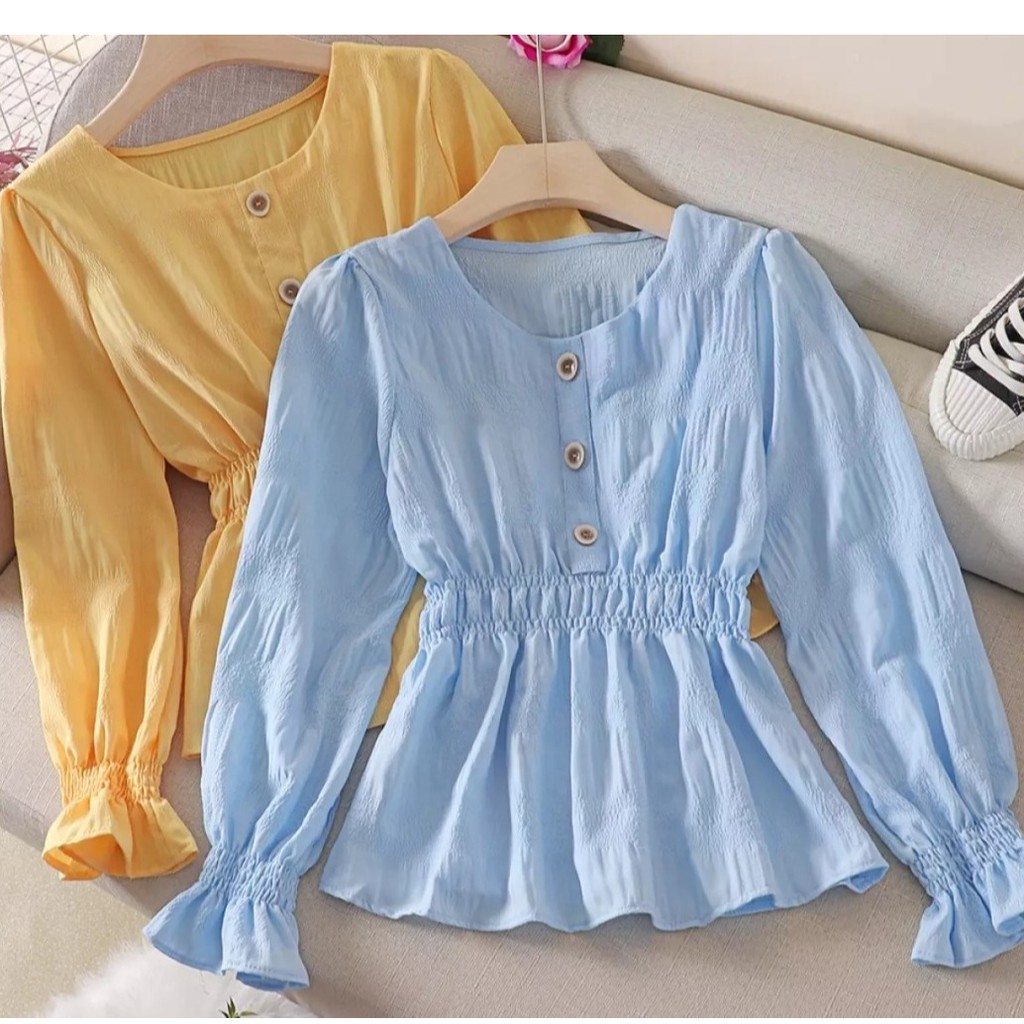 CATHERINE-AQILA BLOUSE/BLOUSE WANITA/PAKAIAN WANITA-MUSTRAD