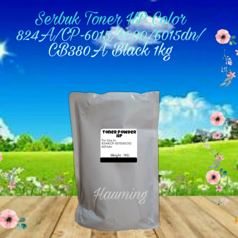 Serbuk Toner Color HP 824A CP6015 CP6030 CP6040 CP6015N CP-6015 6030 6040 CB380A Black 1kg