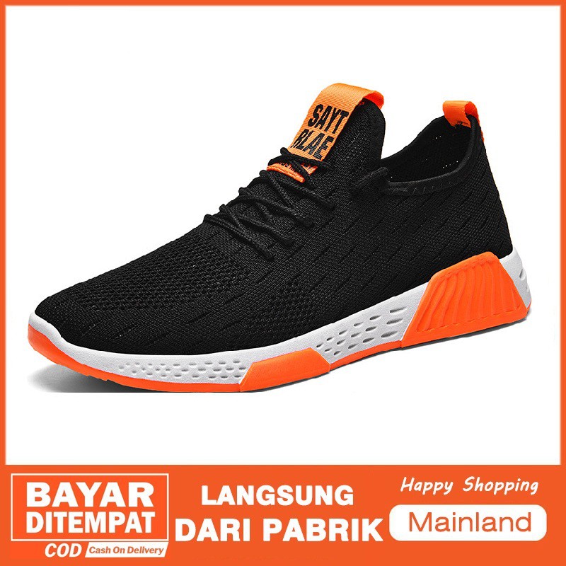 Mainland Sepatu Pria Sneakers Olahraga Running Sepatu Sneakers Pria Fashion Korea MR104