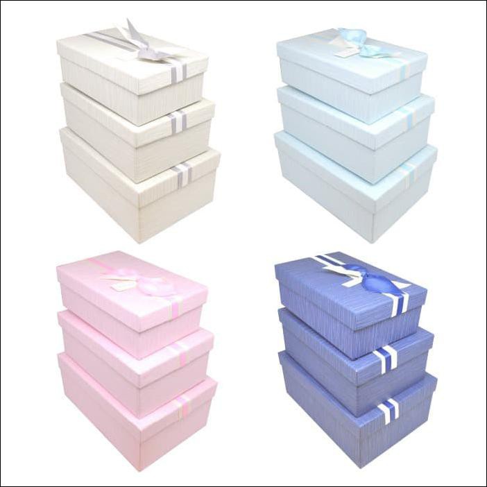 

KOTAK KADO / GIFT BOX WARNA PASTEL ISI 3 UKURAN (S,M,L) 12350