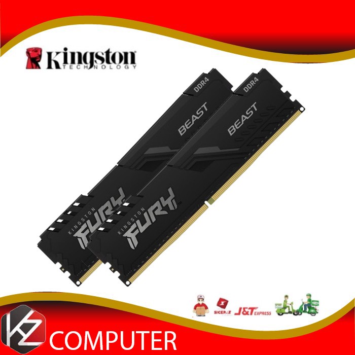 KINGSTON KF432C16BBK2/16 | Fury Beast 16GB (8GB x2) DDR4 3200MHz RAM