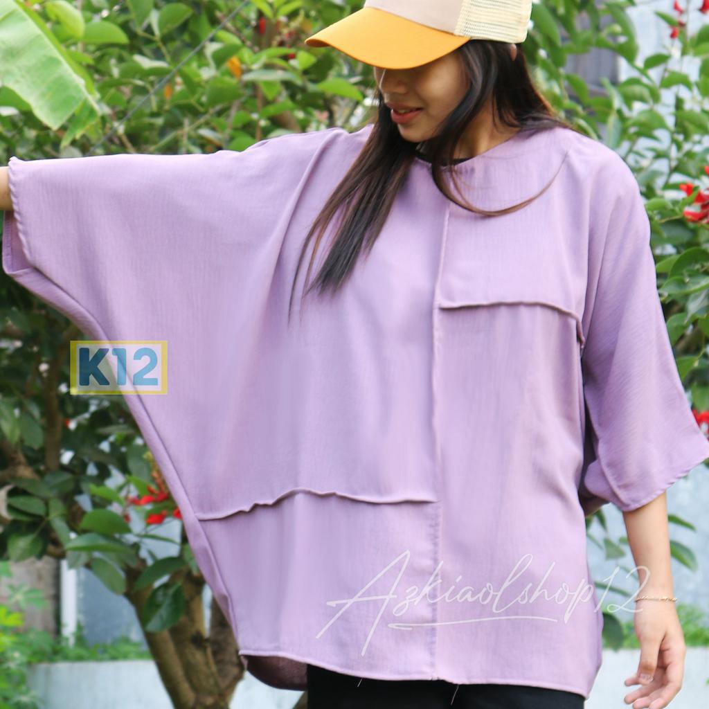 (BISA COD) ADELLE BLOUSE CRINKLE ATASAN BAJU WANITA