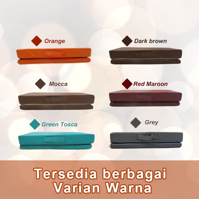 Matras / Bantal/Alas Meditasi (Bantal doa/duduk) Persegi Orange