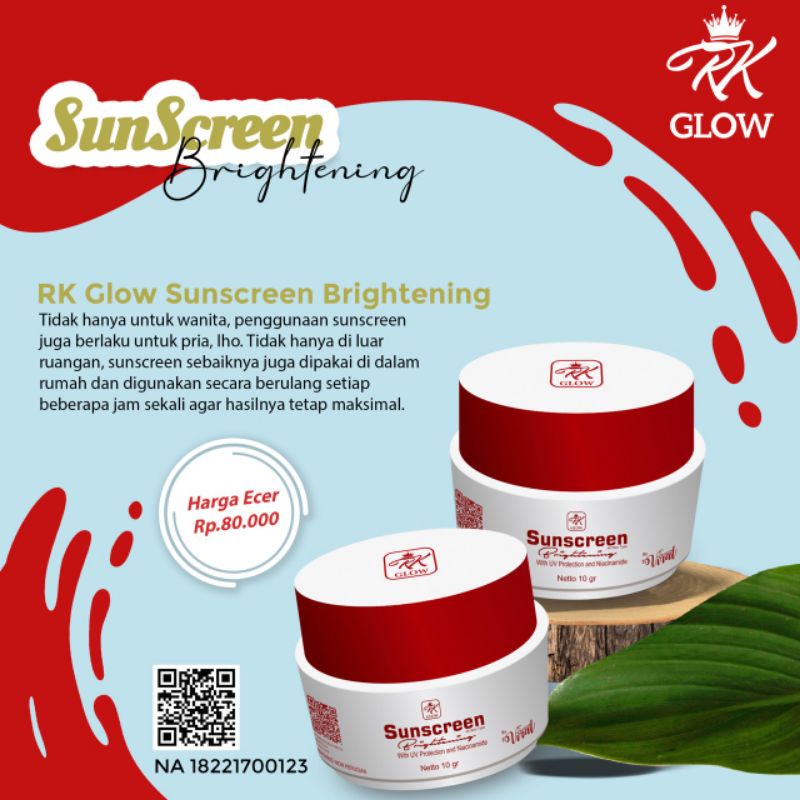 RK Sunscreen Kosmetik Viral Original BPOM