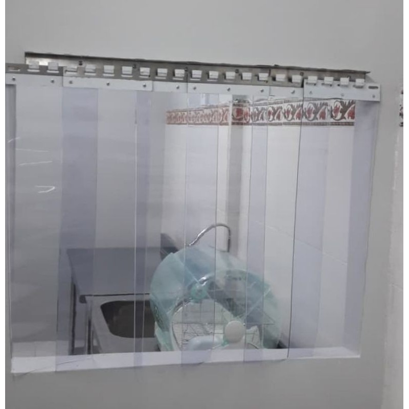 Tirai PVC Curtain Komplit UK L120cm xT130cm