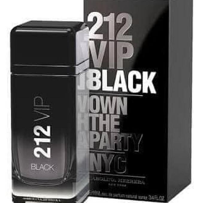 Bergaransi Parfum Original Ch 212 Vip Men Black Edp 100 Ml Unbox Reject
