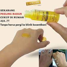 *BISA COD * LGLOW PEELING BODY SERUM WHITE