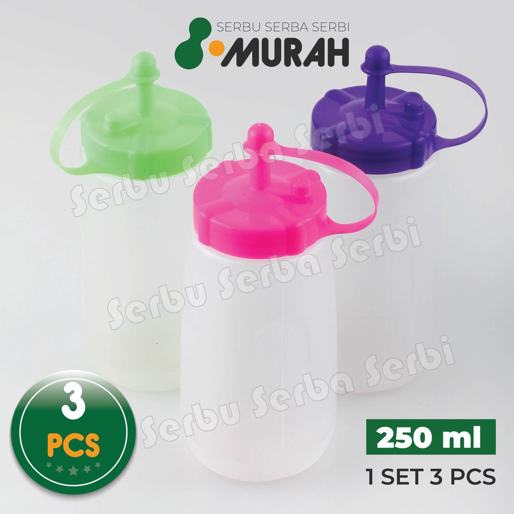 Jual Serbu Murah Promo Bundling Hemat 3 Pcs Botol Kecap 250 Ml And 475 Ml Botol Kecap 1023