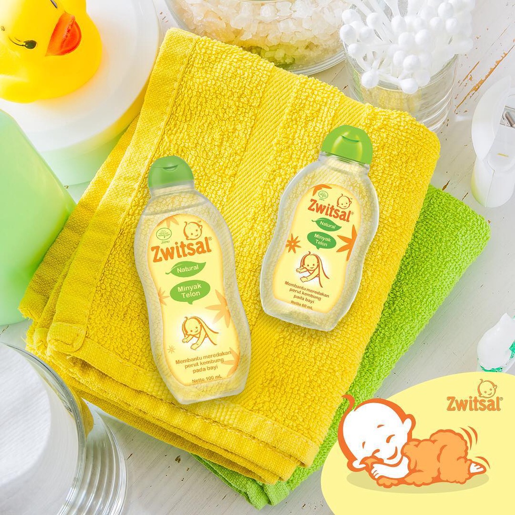 ★ BB ★ Zwitsal Minyak Telon Bayi Plus 3+1 100ml - Baby Oil Menghangatkan Melembutkan