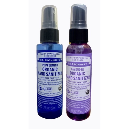 Dr Bronner Organic Lavender Hand Sanitizer 59ml