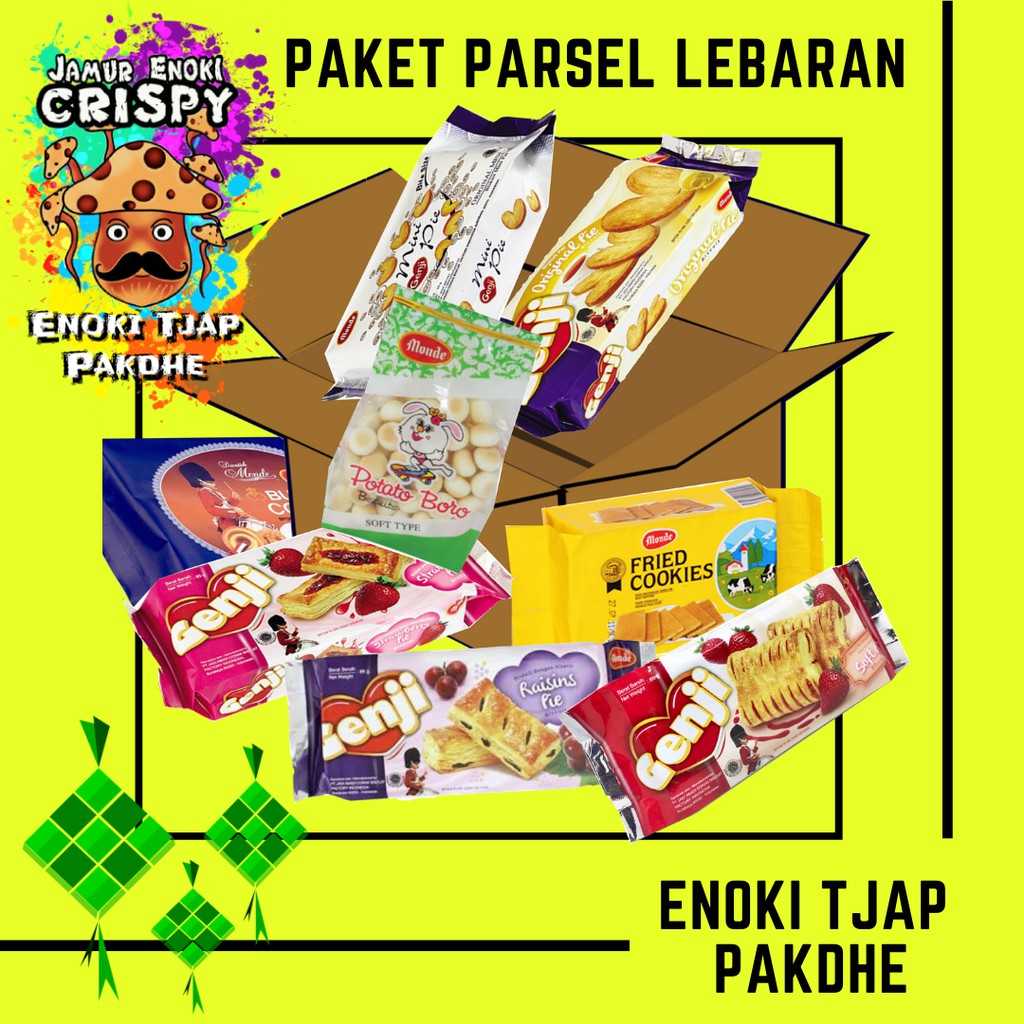 

Paket Parsel Lebaran Monde Genji Pie dan Biskuit 100 ribuan