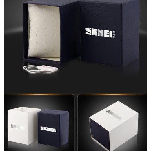 Jual Jam Tangan Pria SKMEI Iron Samurai Silver LED Biru Original Tahan Air - Perak Paling Murah