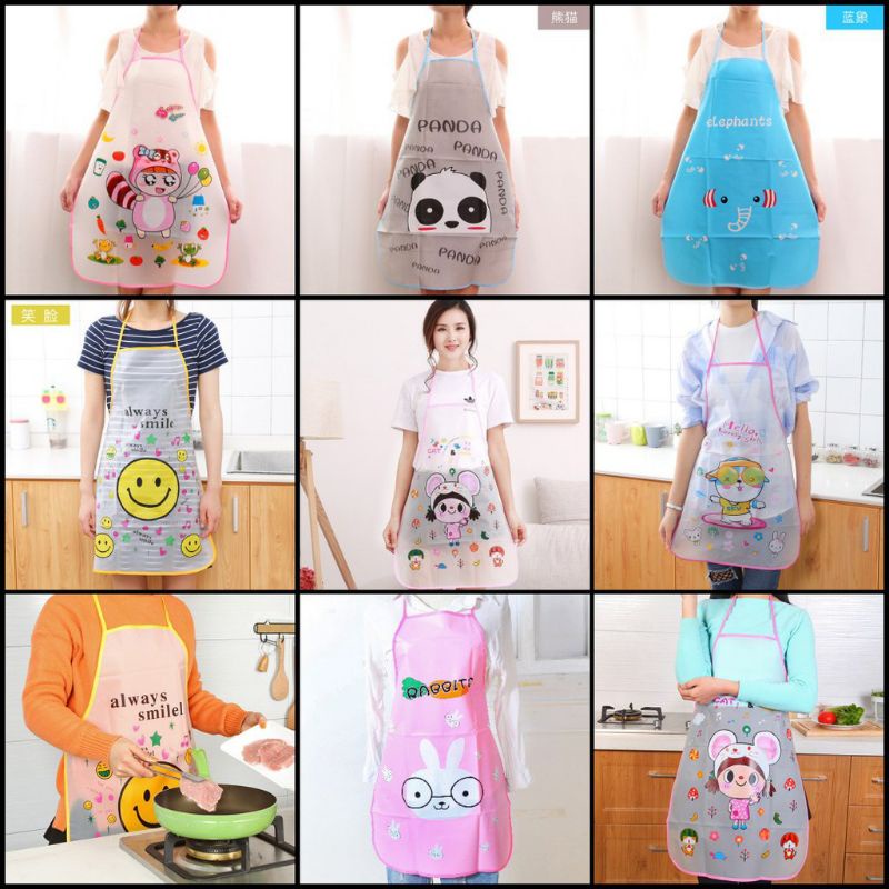 CELEMEK MASAK ANTI AIR | APRON WATERPROOF