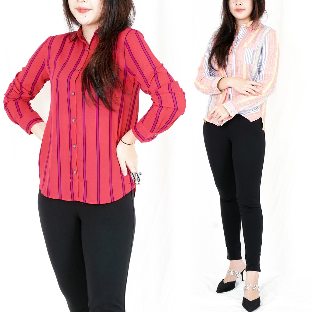 KEMEJA WANITA LENGAN PANJANG UNPEU FEMME