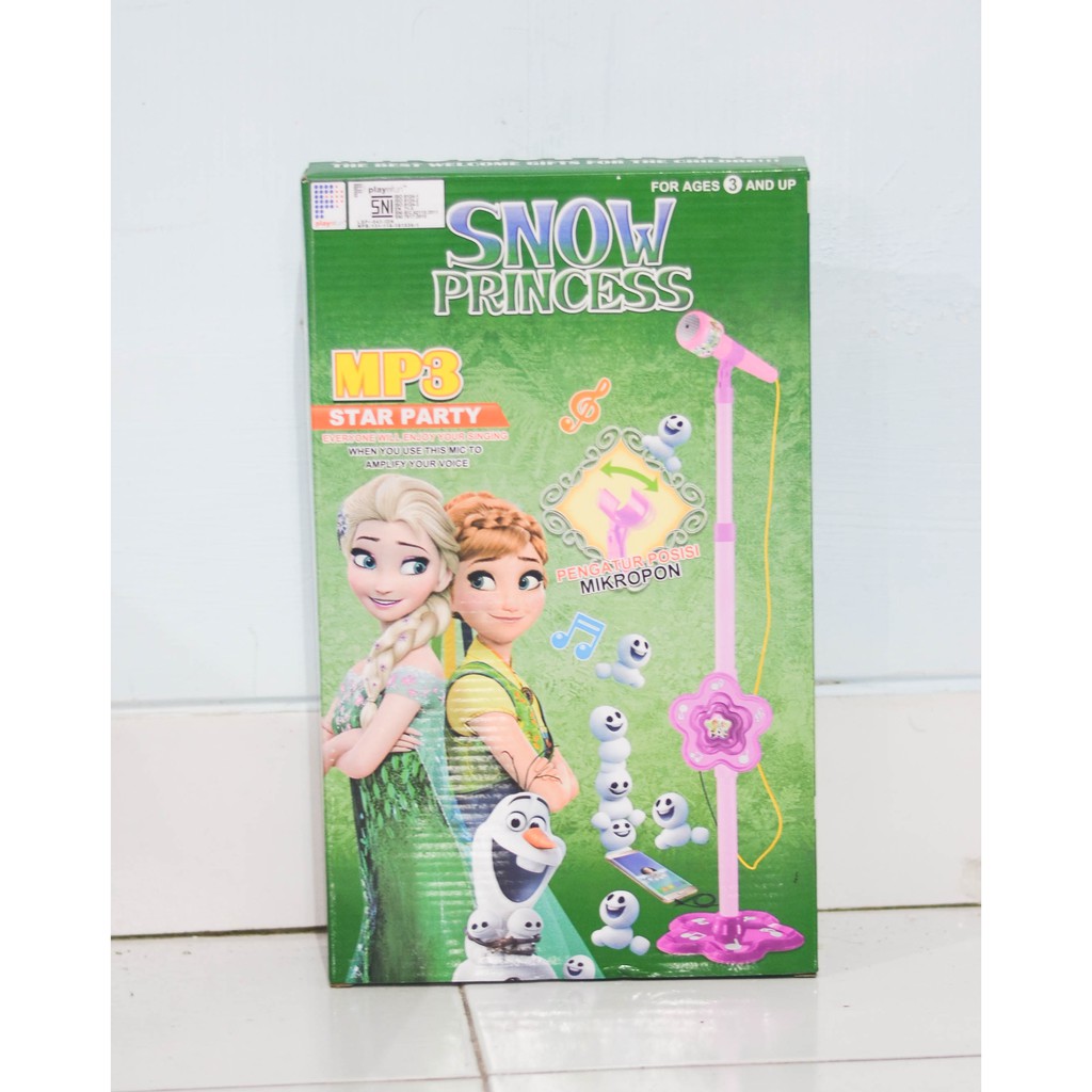 Mainan Anak Microphone Frozen standing microphone anak / mikrofon anak