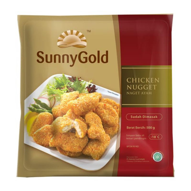 

SUNNY GOLD Chicken Nugget (Naget Ayam) 500gr