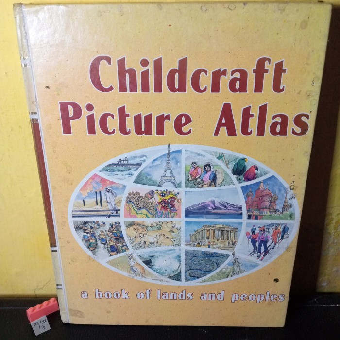 majalah bahasa Inggris childcraft picture atlas hard cover 288 hal