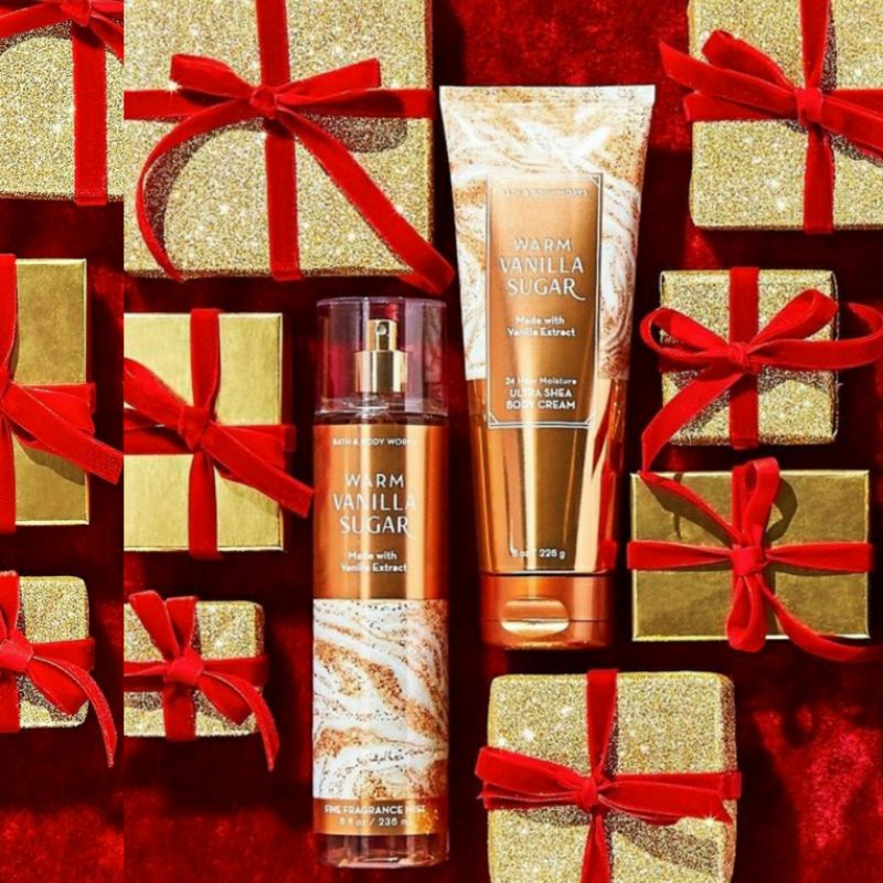 BATH &amp; BODY WORKS BBW WARM VANILLA SUGAR SERIES MIST LOTION SHOWER GEL BODY CREAM MOISTURIZING WASH POCKETBAC FULLSIZE TRAVELSIZE HITS BESTSELLER HAPPENING PROMO DASHYAT HEMAT MURAH LEBAY KADO CANTIK SPECIAL KHUSUS HADIAH ULANG TAHUN SESERAHAN PERNIKAHAN