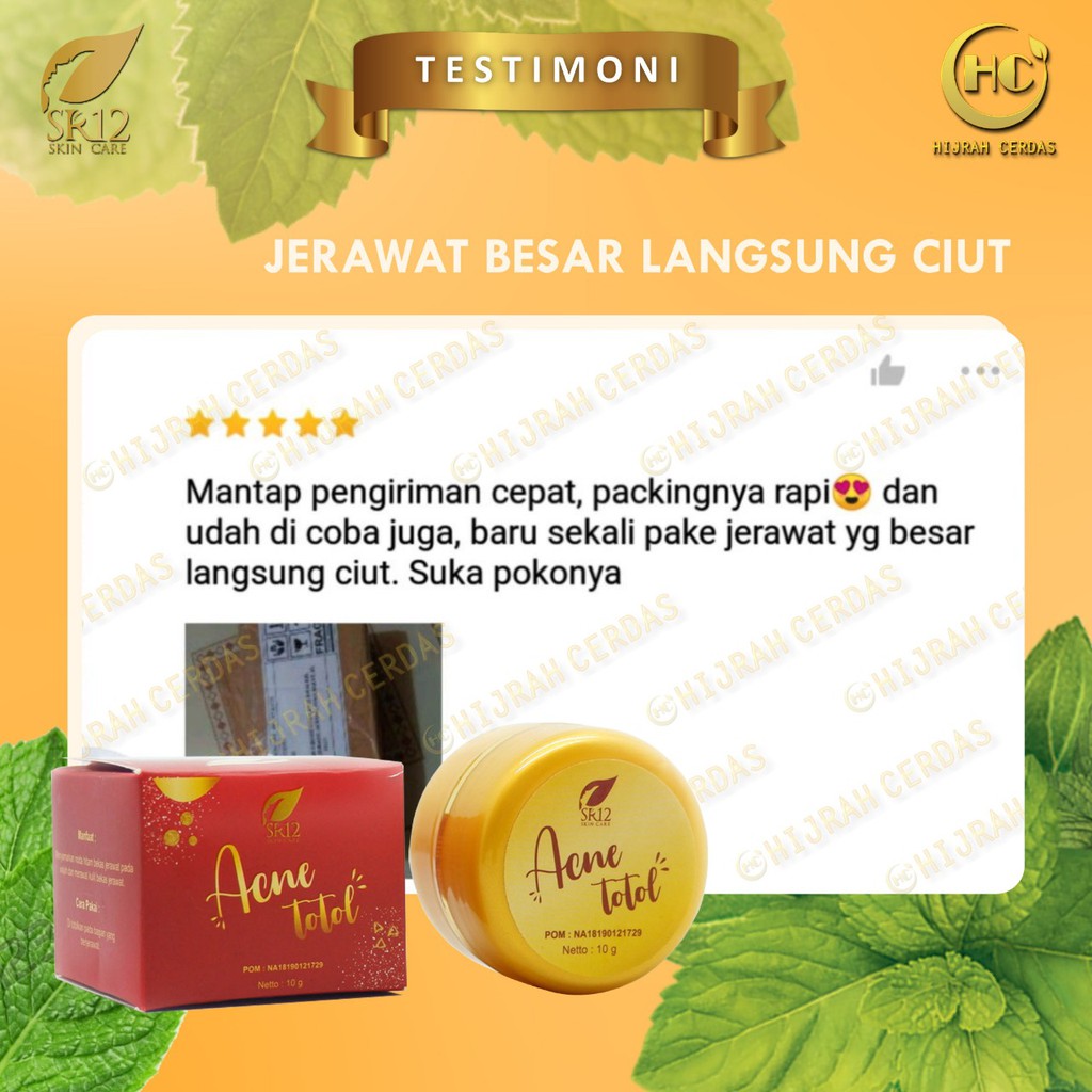 ACNE TOTOL SR12 / OBAT JERAWAT AMPUH