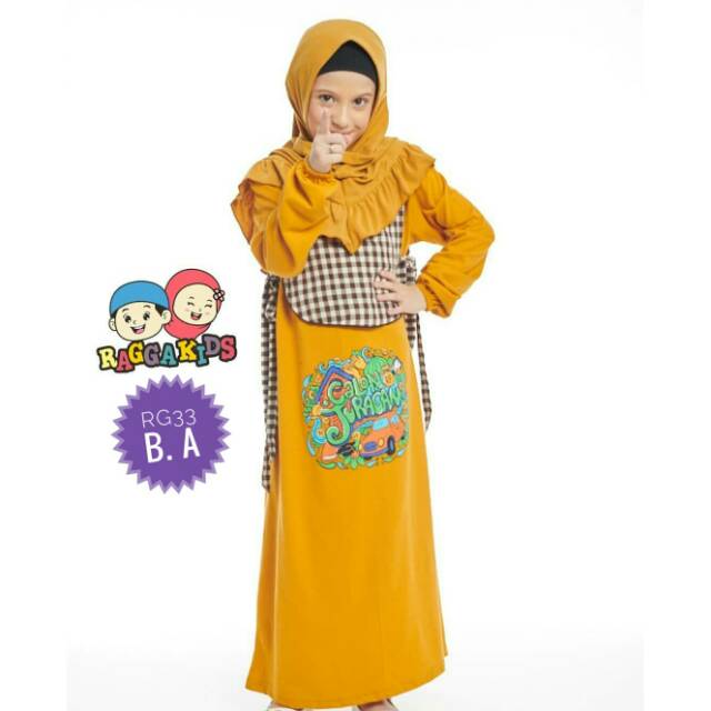 Gamis new collection Raggakids motivation series Calon Juragan