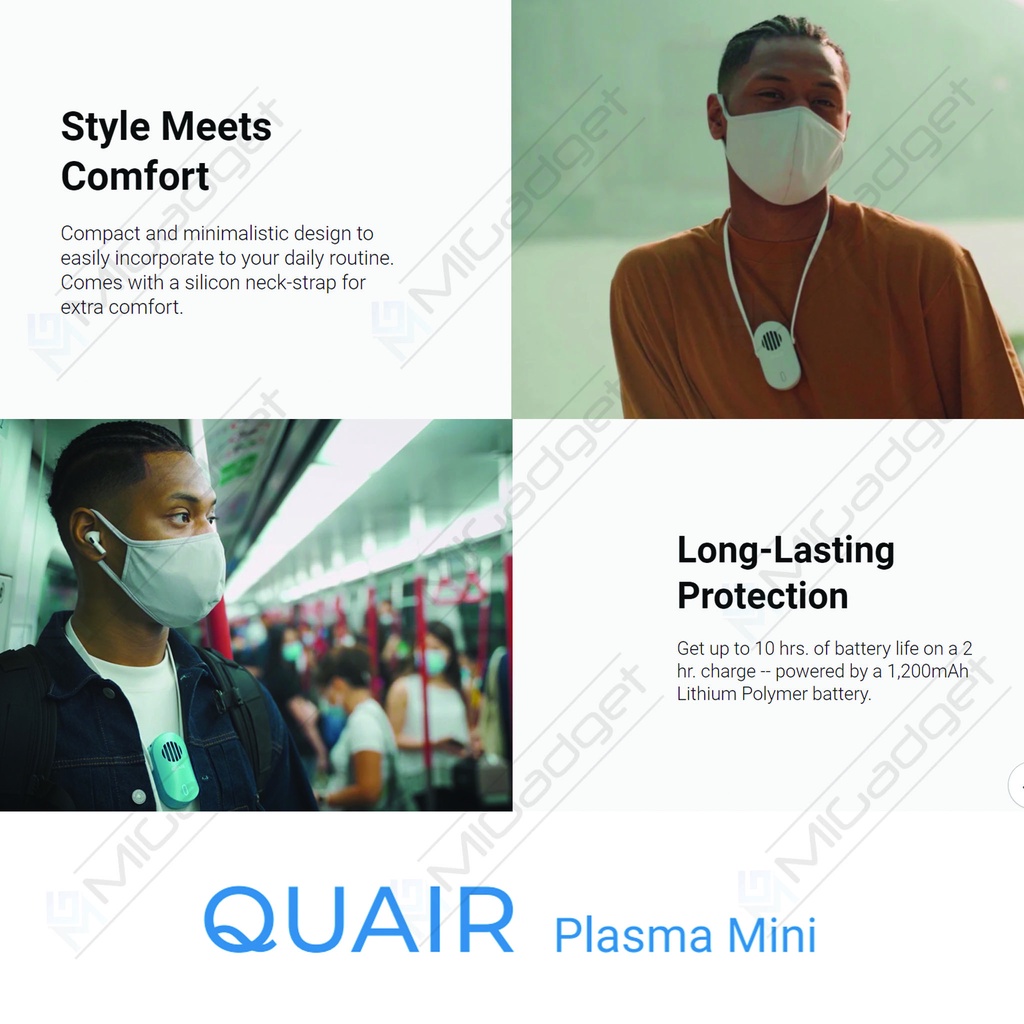 Quair Plasma Mini Wearable Cleaner Kalung Air Purifier Penjernih Udara