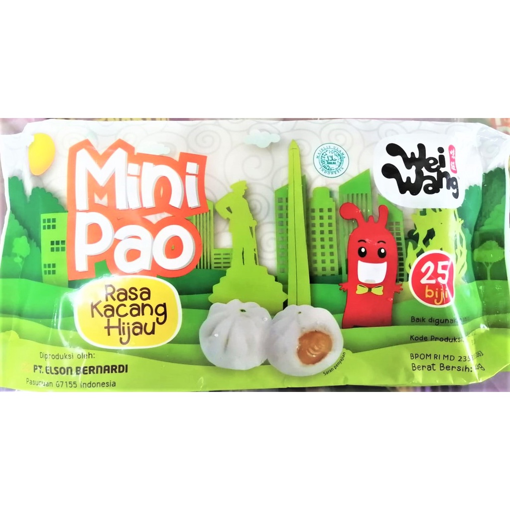 

Wei Wang Minipao Kacang Hijau 440gr