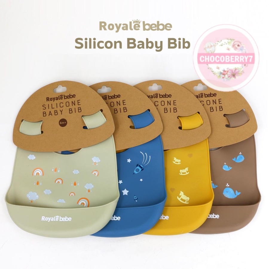 Royale Bebe Bib Bayi Celemek Bayi - Baby Silicone Bibs RoyaleBebe