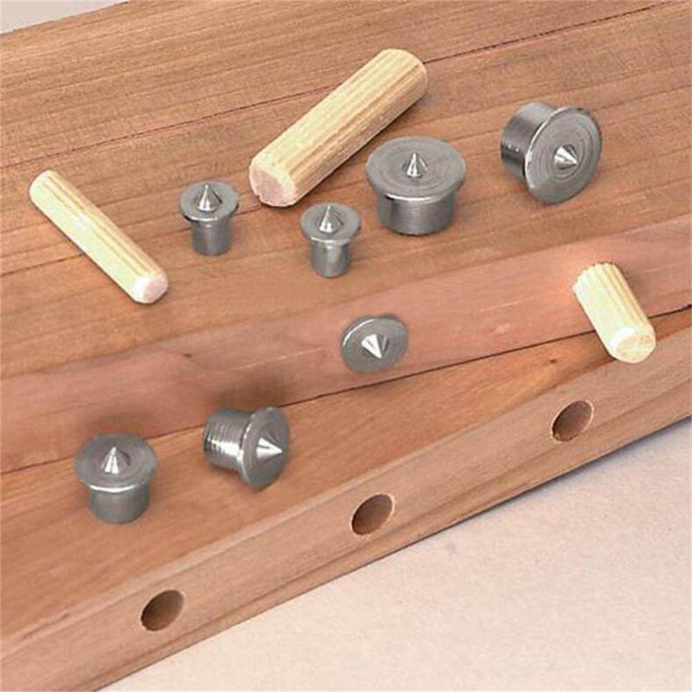 Solighter 4pcs/8pcs Pin Dowel Solid Brand new Woodworking Alat Dikombinasikan Perataan Akurat