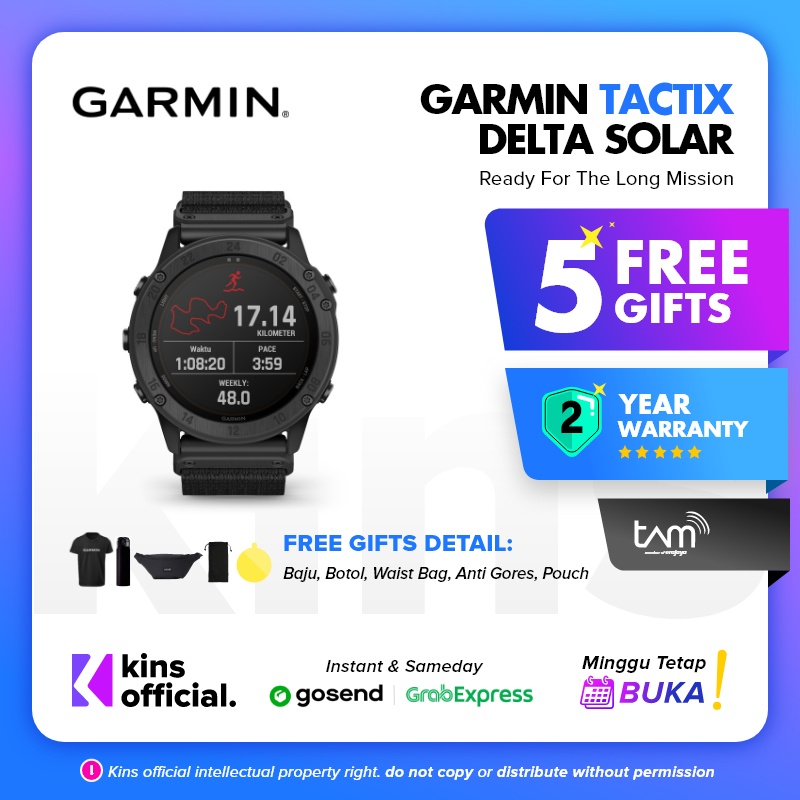 Garmin Tactix Delta Solar - Garansi Resmi TAM 2 Tahun