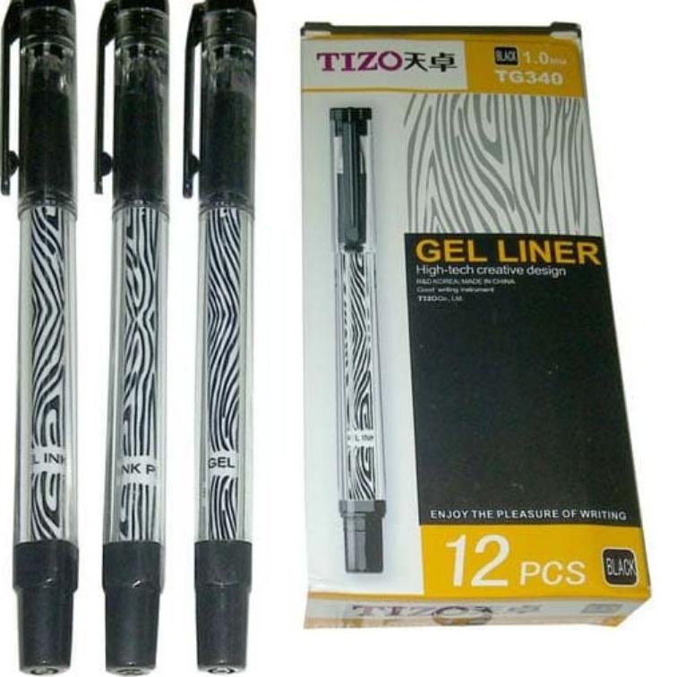 

PRODUCT TERKECE Pen Gel Tizo 340 Hitam Isi 12 Pcs