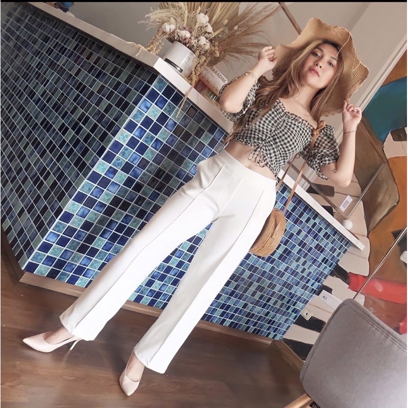 Helix Pants/pakaian wanita/ bawahan wanita/ celana kulot/ kulot scuba/ celana terlaris