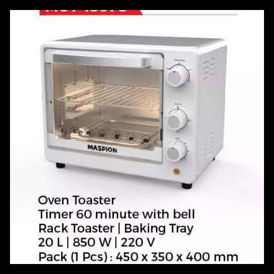 Oven Listrik Maspion 18 Liter Mot-1801 S