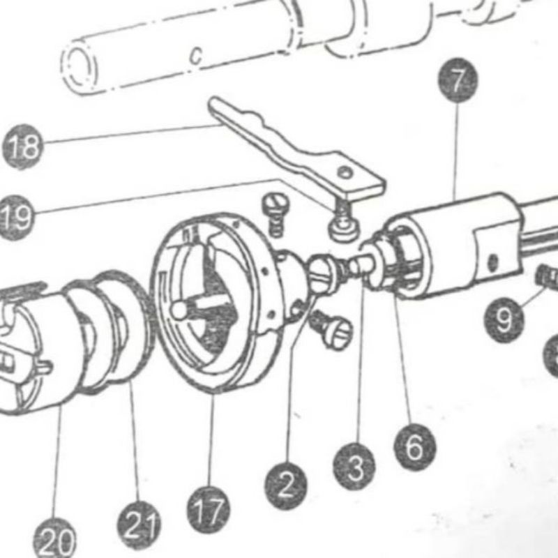 P/N 26AB Baut Tahanan Rotary Hook