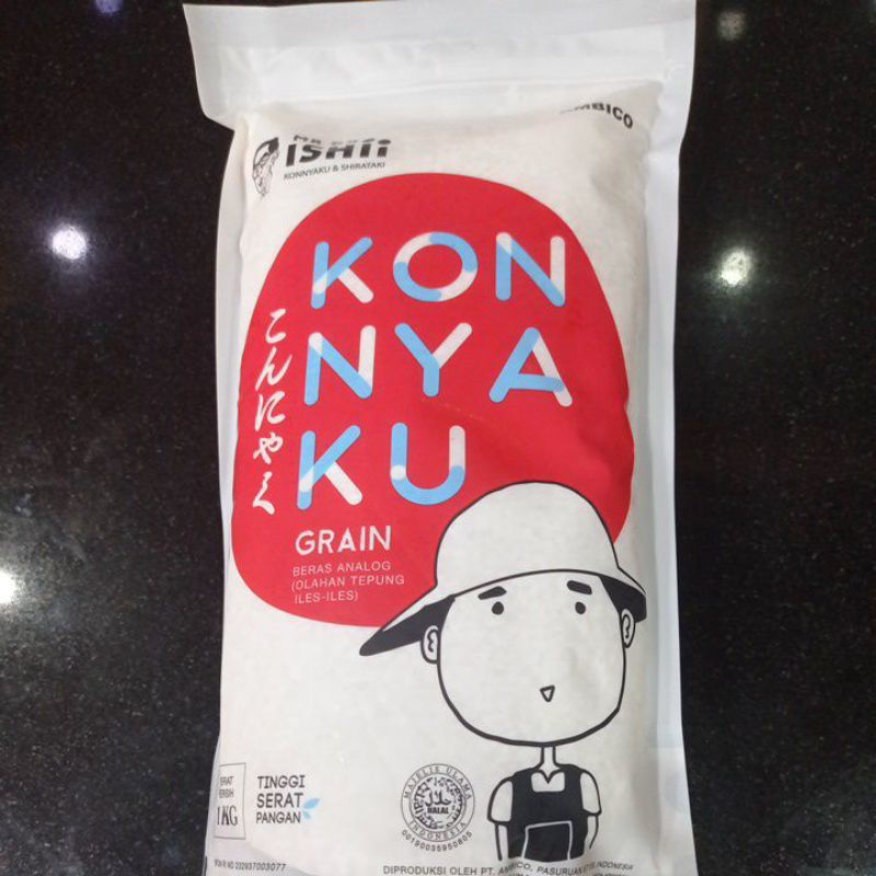 

Mr ishii konyaku & shirataki rice 1kg Halal MUI