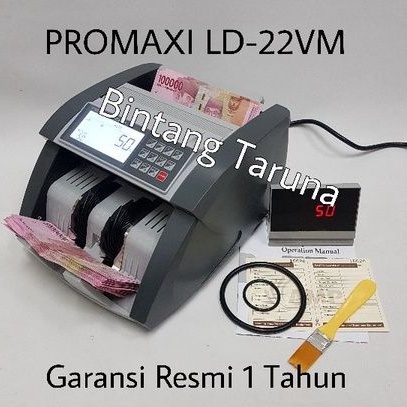 Mesin Penghitung Uang Promaxi LD-22VM Money Counter Promaxi LD-22VM Mesin Hitung Uang PROMAXI ld22vm