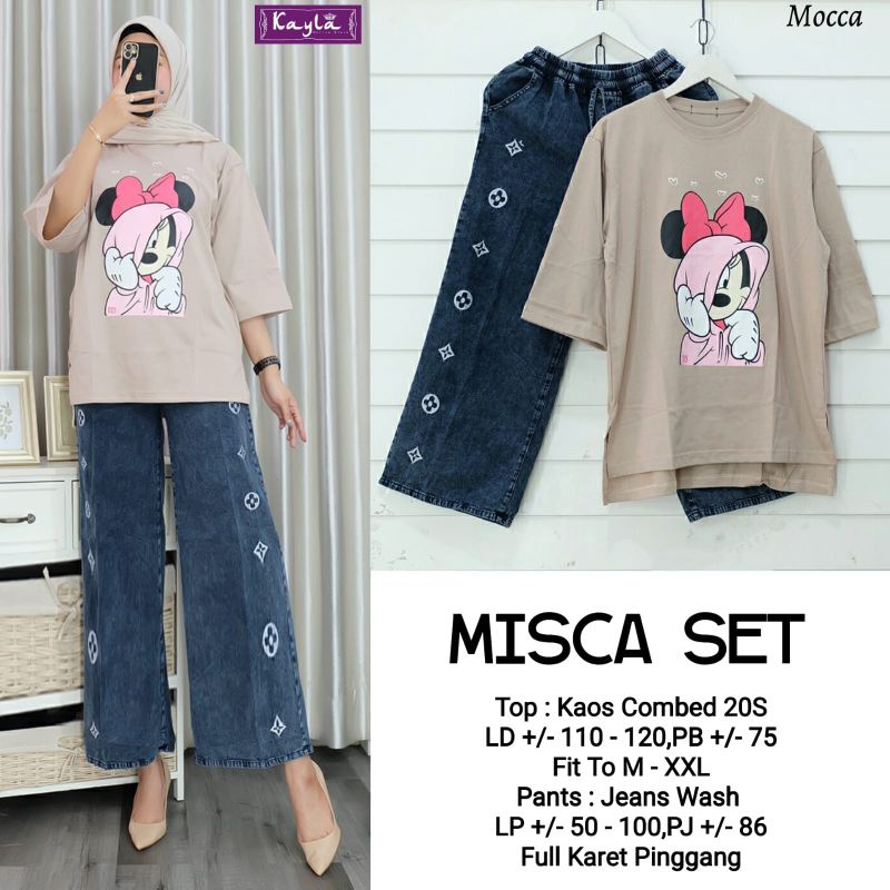 (NEW)SETELAN WANITA OOTD/'MISCA/WILONA/ACHE/TOKYO-OLIVIA JUMBO SET BY KAYLA