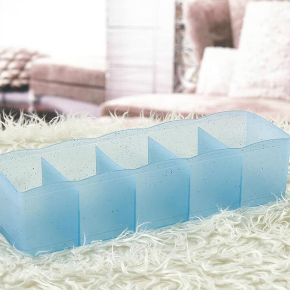 Bundle Zhenl Ready Socks Basket With Cube Grids Bra Plastic