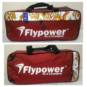 ORIGINAL Flypower Tas Badminton - Zamrud