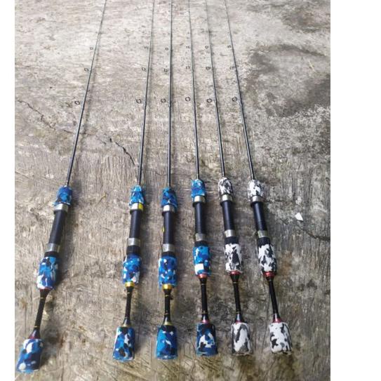 Terbaru.. Joran udang ikan kecil 120cm lentur 1-3lb doreng murah kuat