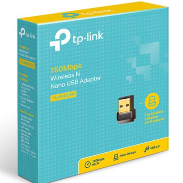 TP-LINK TL-WN725N : TPLink 150Mbps WiFi Wireless N Nano USB Adapter