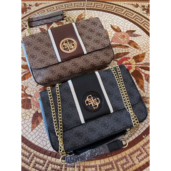 Tas Guess Motif Kecil Rantai