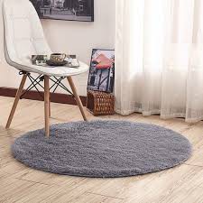 KARPET BULU BULAT DM 150x2cm NON SLIP TERMURAH LEMBUT DAN INDAH