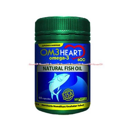 Om3Heart 60s / Minyak Ikan Omega 3 Om3 Heart / ORIGINAL