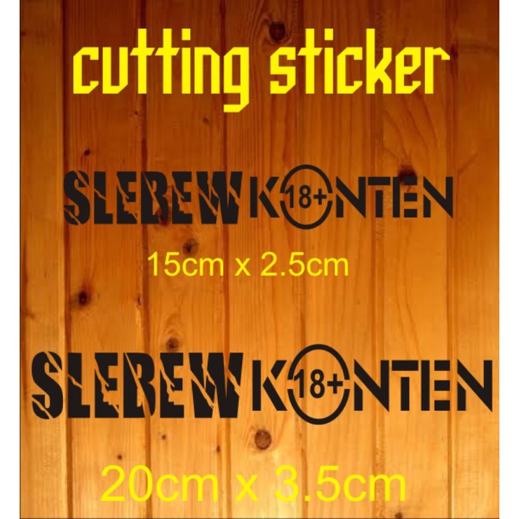 stiker motor sticker variasi slebew konten