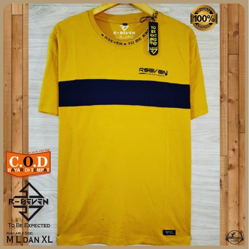 KAOS RSeven Original R-Seven RSVN R7 R-7 Pakaian Baju Distro Pria ORI Asli Bandung Branded Keren
