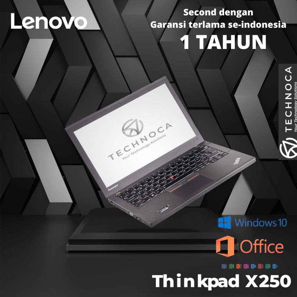 laptop second lenovo thinkpad x250 ci5 5th 8gb 240gb ssd