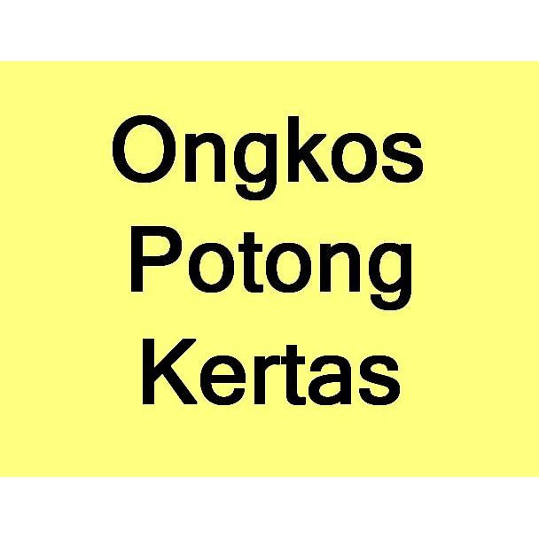 

PROMO Ongkos Potong