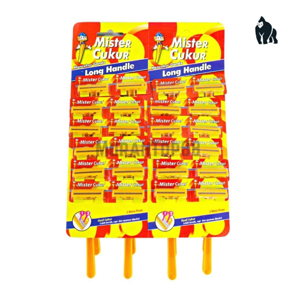 PISAU CUKUR / CUKURAN JENGGOT / PISAU CUKUR 2 MATA BIRU / PISAU CUKUR KUNING