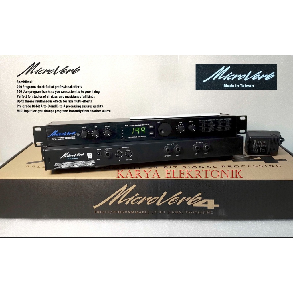 EFFECT VOCAL  MICROVERB 4 KUPING BESI TAIWAN